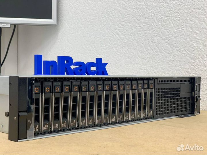 Сервер Dell R740 16SFF 2x Gold 6126 32GB