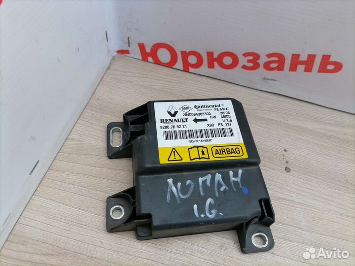 Блок SRS Renault Logan