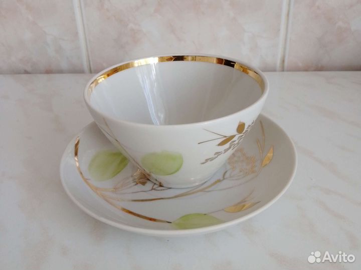 Чашка с блюдцем