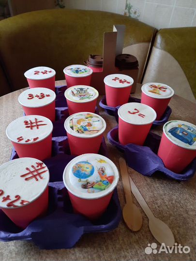 Торт в стакане (cake to go)