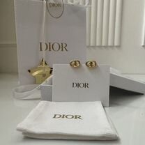 Серьги dior оригинал комплект бутика