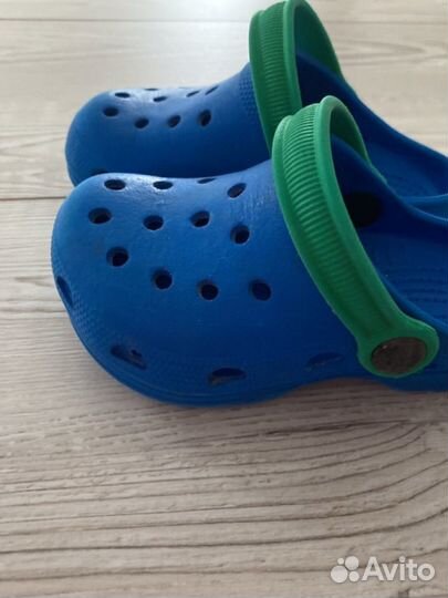 Сабо детские синие 22 23