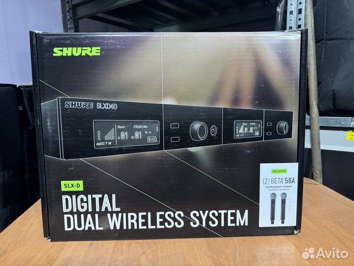 Shure slxd24D (двойная) Beta58