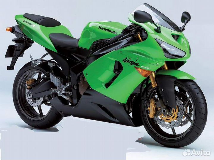 Kawasaki zx 6r 2005 2006 остатки запчастей