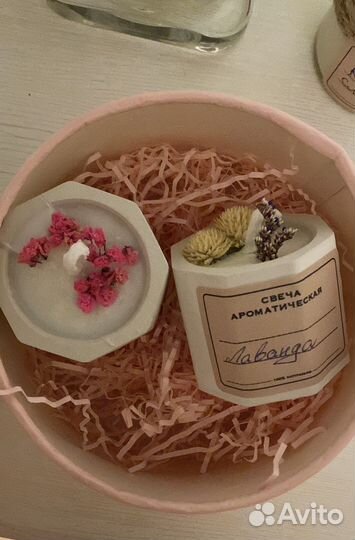 Подарочные наборы из свечей