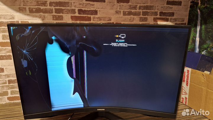 Монитор samsung, 27 дюймов, 2k. На запчасти