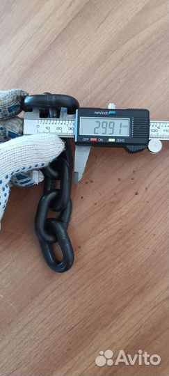 Цепь грузовая круглозвенная hitch G80 10х30 3 т