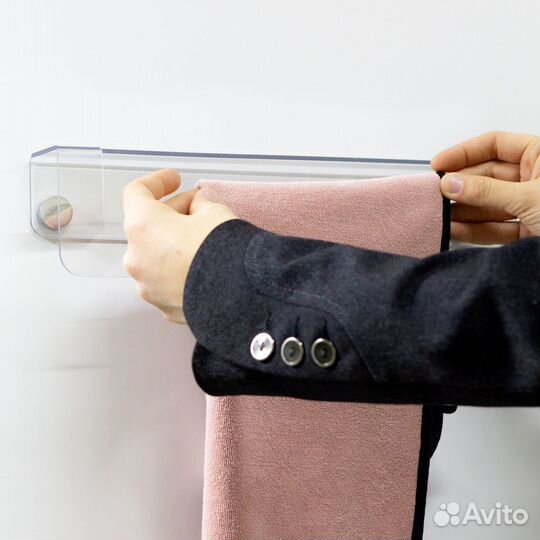 Держатель для полотенца настенный длина 32 см проз