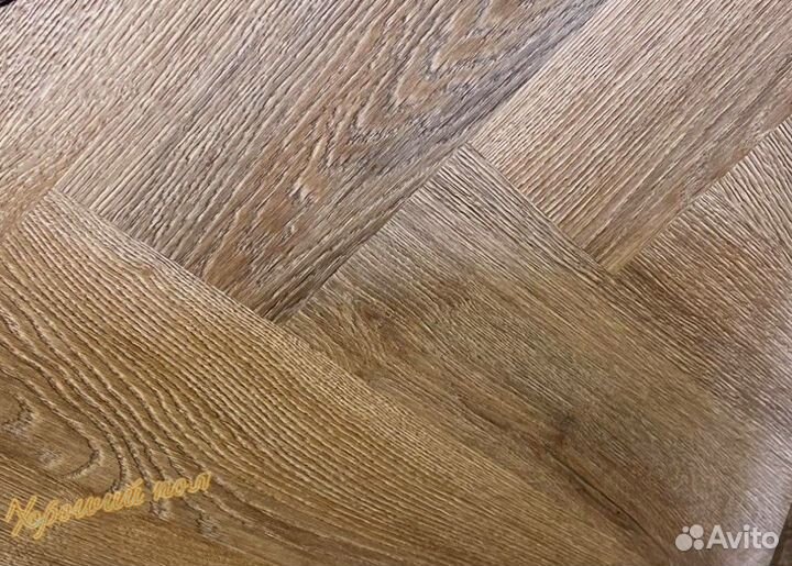 Кварцвиниловый ламинат елочка