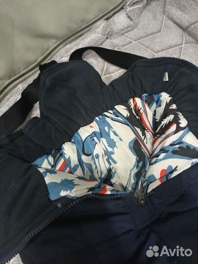 Полукомбинезон зимний на мальчика 110