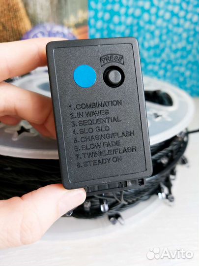 Уличные гирлянды новые, нить 100м, сосульки