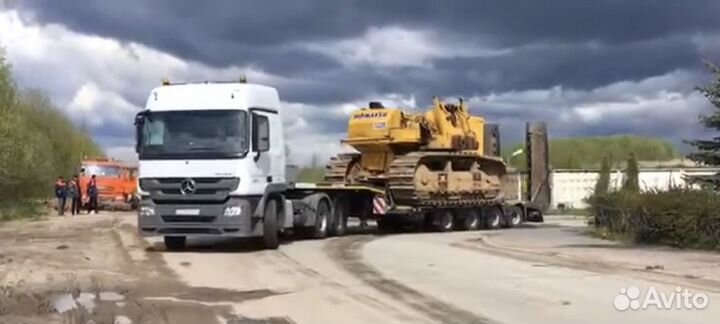 Грузоперевозки негабарита услуги трала до 125 тонн