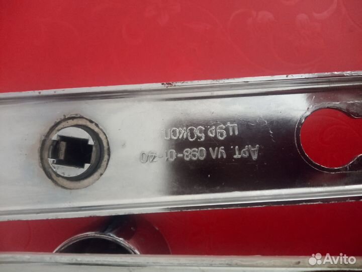 Ручка дверная СССР хром