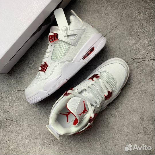 Nike air jordan 4 retro белые