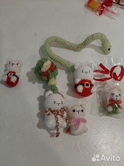 Вязанный сувенир к Новому году