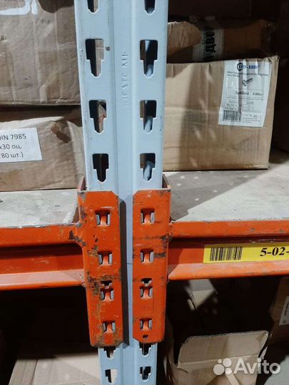 Стеллажи металлические бу для склада