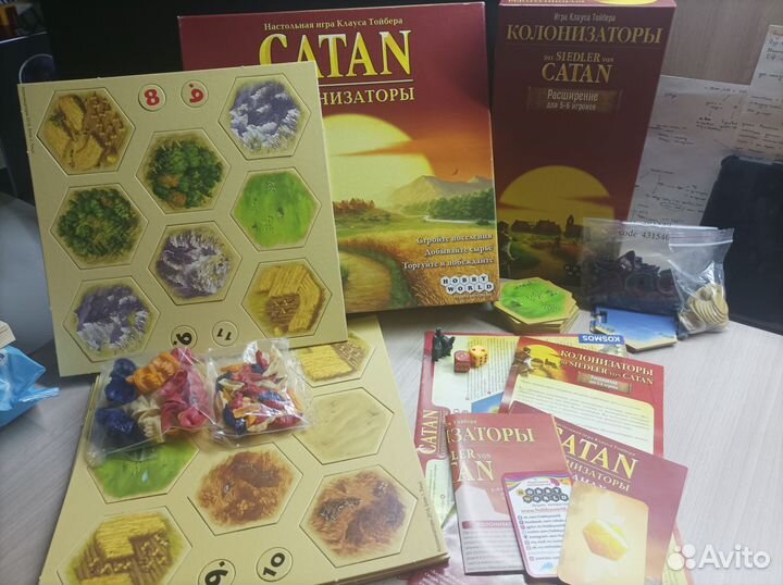 Catan Колонизаторы + расширение на 5-6