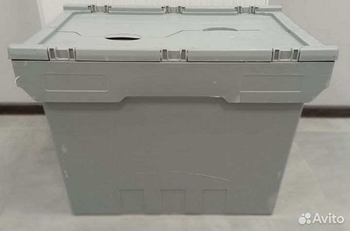 Тарный ящик пластиковый для хранения и перевозок