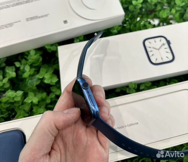 Как Новые Apple Watch 7 45mm Blue