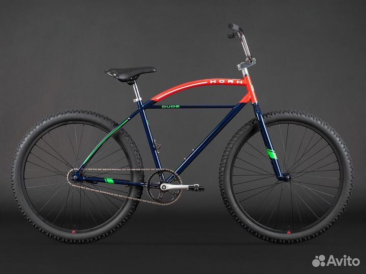 Велосипед horh dude (2023) Blue-Red Soc235