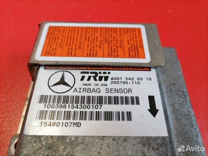 Блок управления airbag Mercedes-Benz M-Class W163