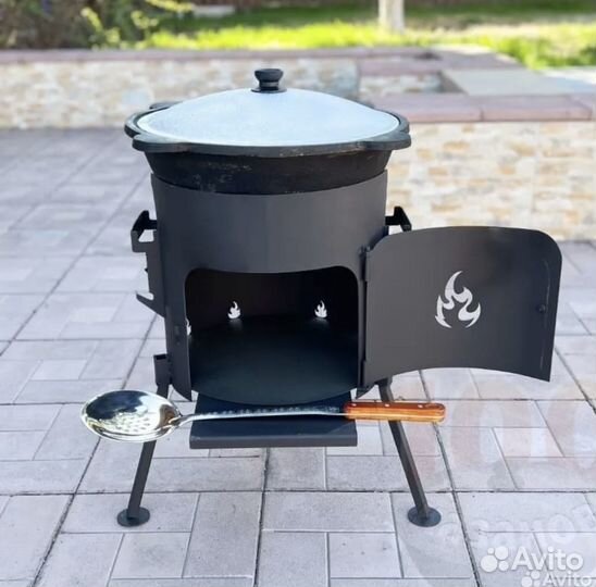 Казан с печью