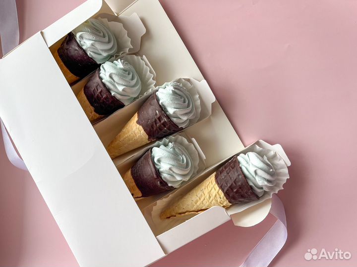 Зефирные рожки