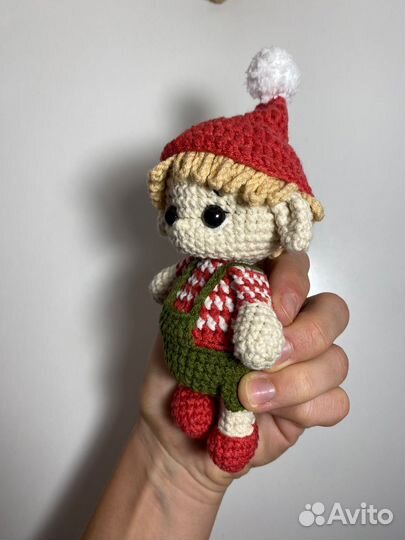 Игрушки вязаные крючком новогодние