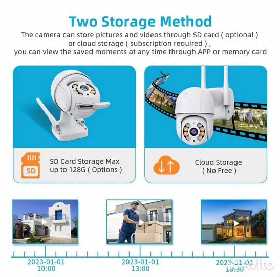 IP Wi-Fi камера наружного видеонаблюдения 2 Mp