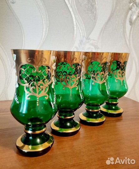 Фужеры Чехия Богемия