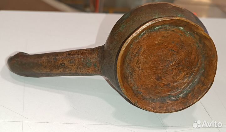 Старинная лампа (чираг), медь, оригинал. XIX век