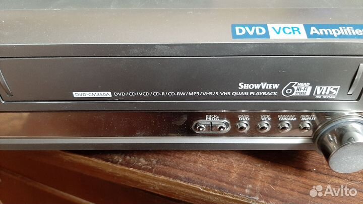 Dvd плеер + VHS(VCR) + Радио Samsung DVD-CM350A