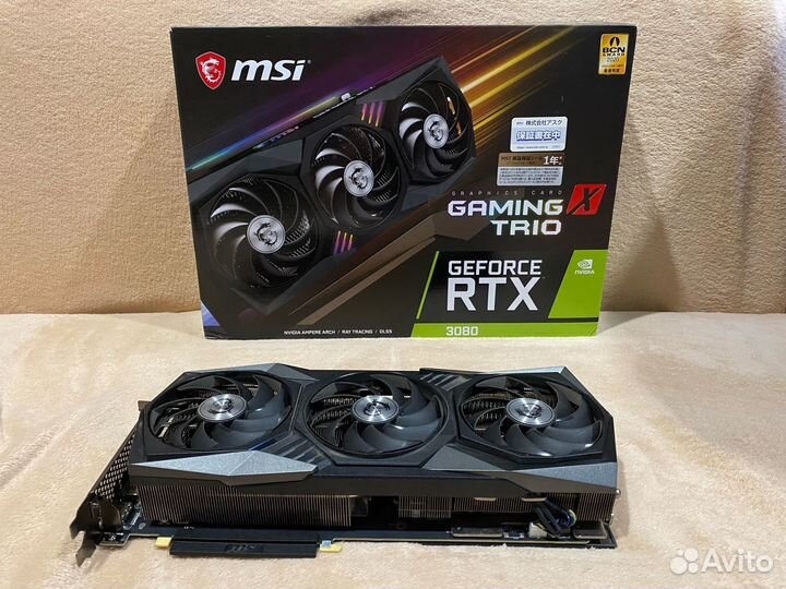 Видеокарта MSI RTX 3080 Gaming X Trio