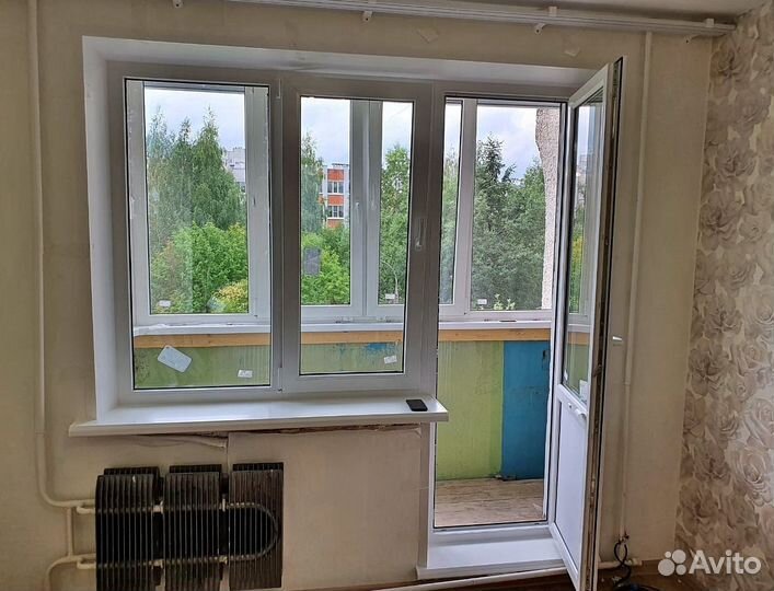 Балконный блок с обшивкой