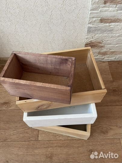 Деревянные ящики, боксы