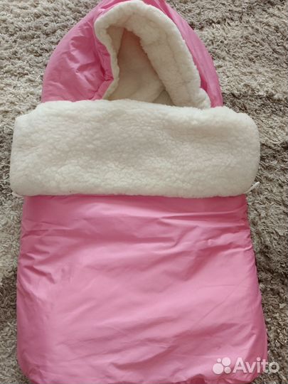 Конверт на выписку зимний для девочки