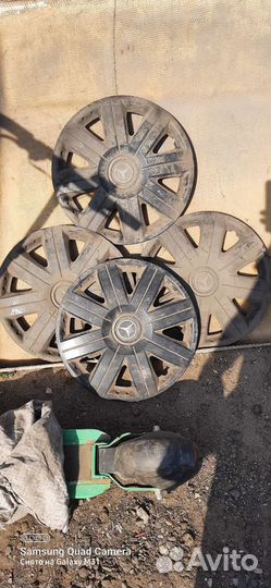 Колпаки 4 шт мерседес 15 радиус