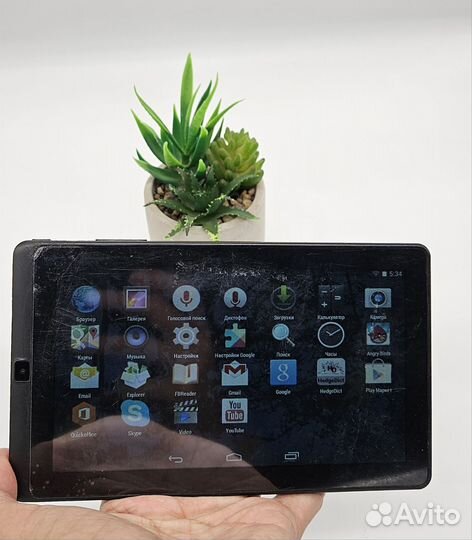 Планшет Supra M722 чёрный, полностью рабочий
