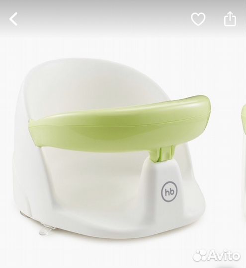 Стульчик(сидение) для купания happy baby