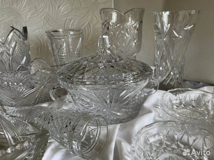 Хрустальная посуда СССР