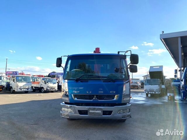 Бортовой грузовик Mitsubishi Fuso Super Great FT с КМУ UNIC, 2013