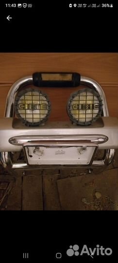 Дуга на передний бампер