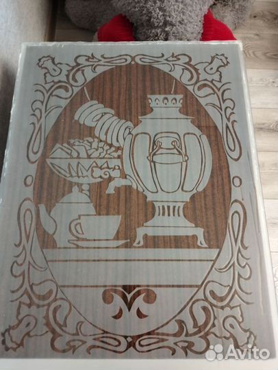 Витражи.Винтажные стекло СССР матовый рисунок