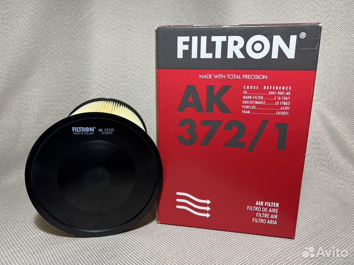 Фильтр воздушный Filtron AK372/1