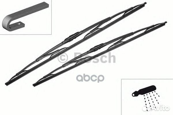 Щетки стеклоочистителя К-Т 650/550 мм twin 3397