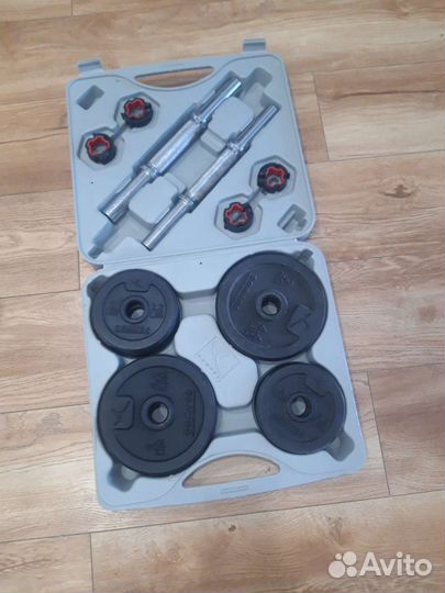 Гантели разборные 20 кг в кейсе