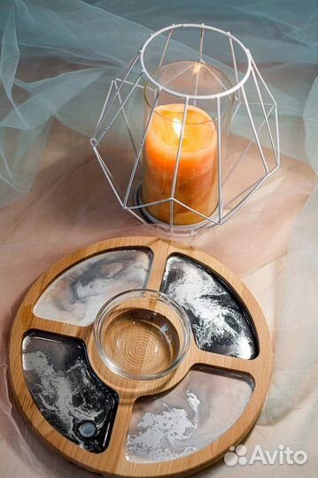 Менажница деревянная