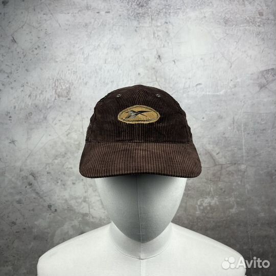 Винтажная Кепка Reebok Vintage 1990s Вельветовая