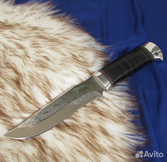 Нож нс-24А (X50CrMoV15) алюминиевые вставки