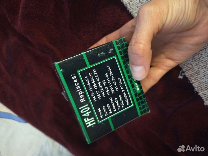 Масляный фильтр на мотоцикл HF401